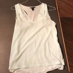 Banana Republic 2 Layer Mint Green Tank